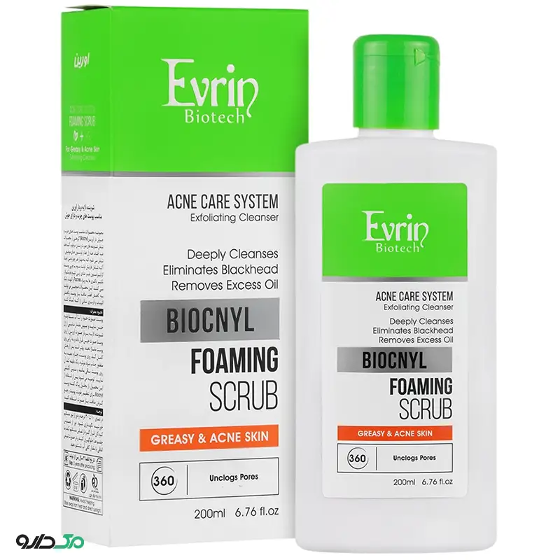 شوینده لایه بردار پوست چرب بایوکنیل اورین بیوتک